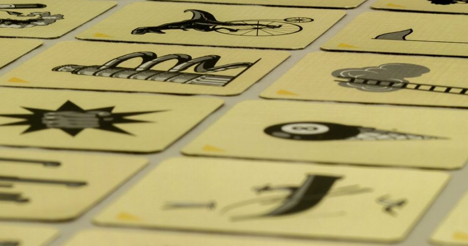 Codenames Pictures Card Grid Closeup
