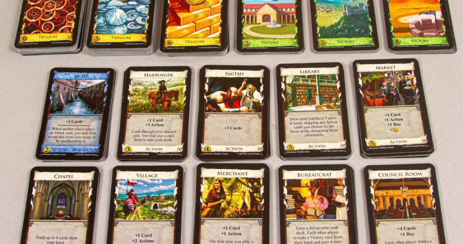 Dominion Deck Building Game Setup