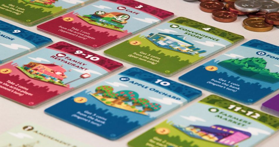 Machi Koro Board Game Card Stack