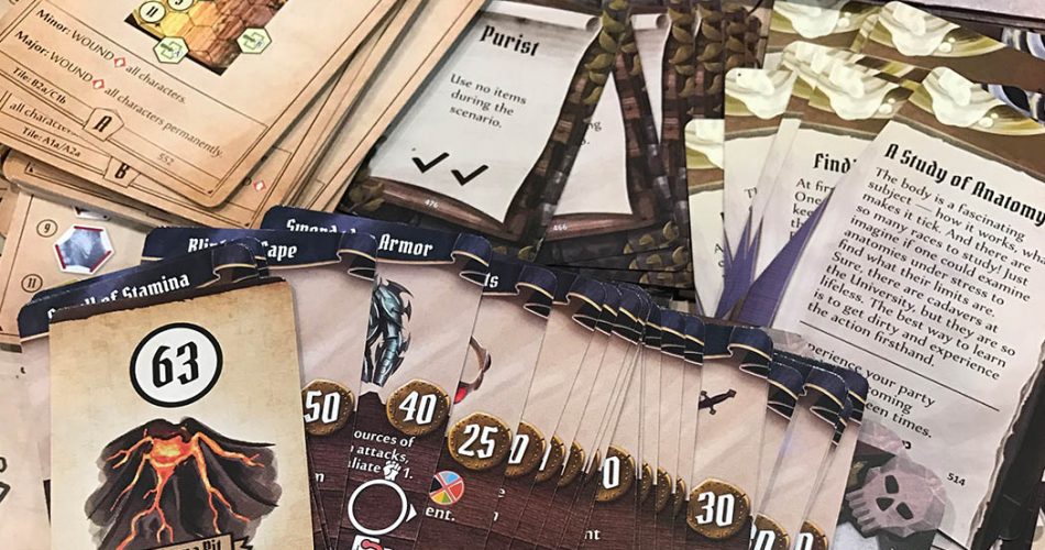 Gloomhaven Board Game Components