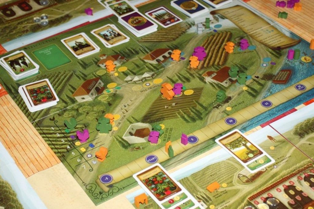 Viticulture Worker Placement Board Game