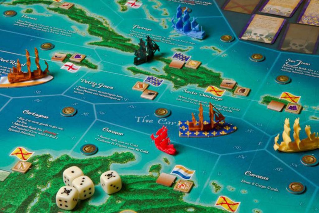 Pirate King Board Game for 2-4 Swashbucklers 