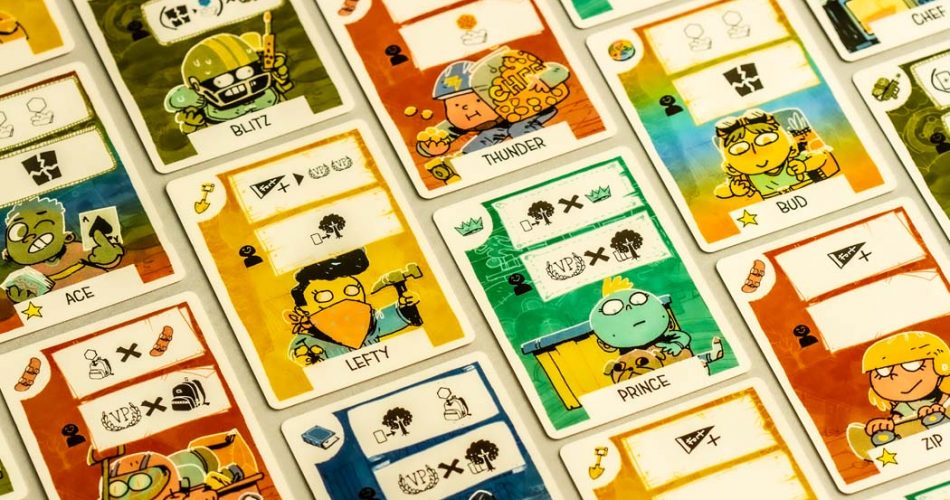 Fort Board Game Kid Cards