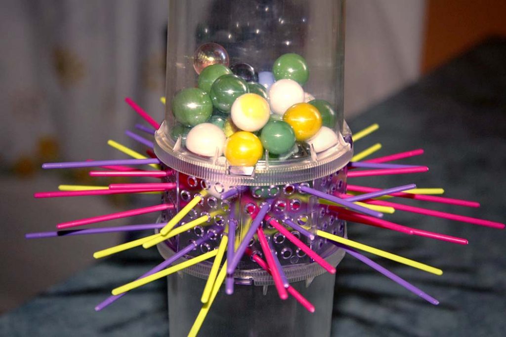 Ker Plunk Board Game Marble Stack