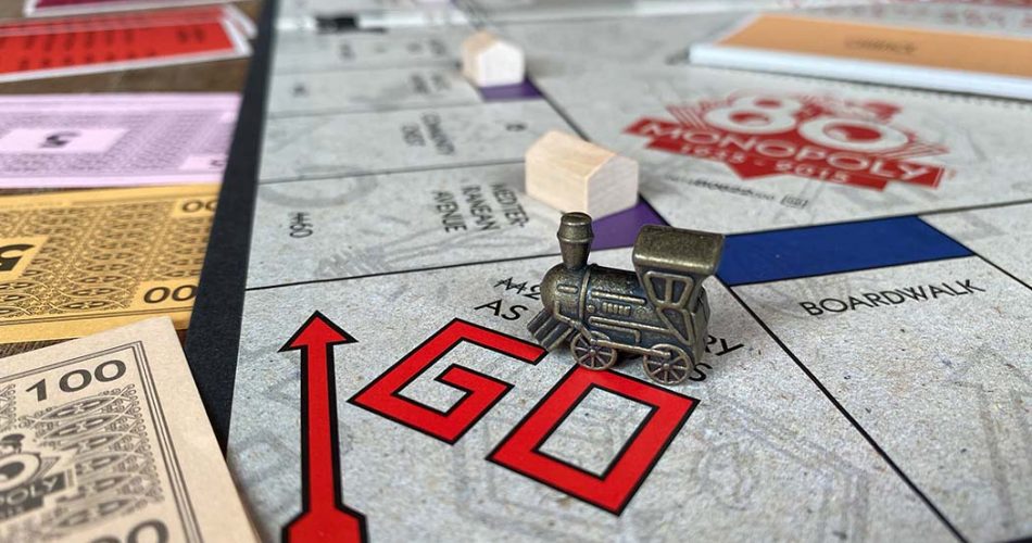 Monopoly Board Game Go Space