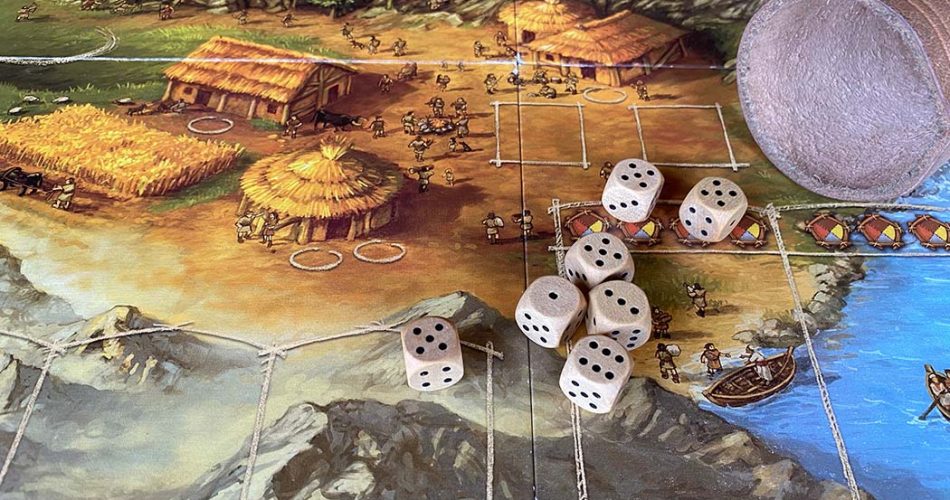 Stone Age Board Game Dice Roll