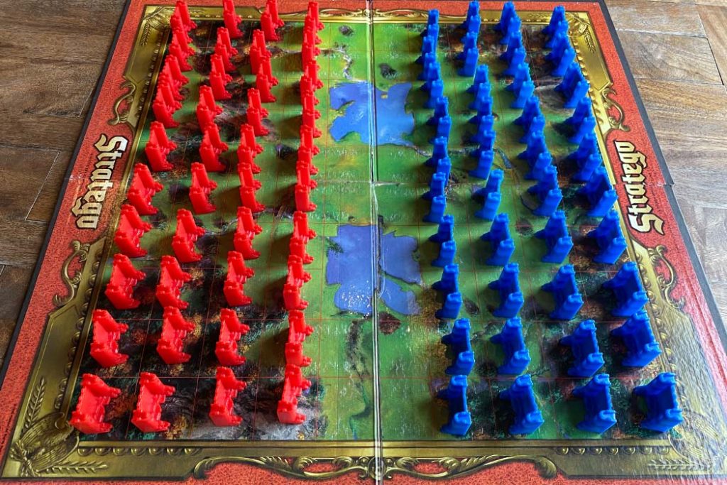 Stratego Board Game Battlefield Layout