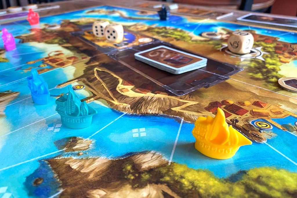 Jamaica Board Game Ship Sail