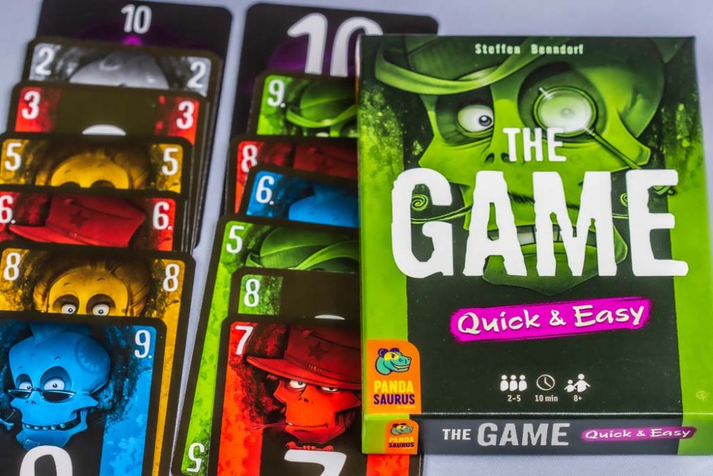 The Game Quick and Easy Board Game Box Art