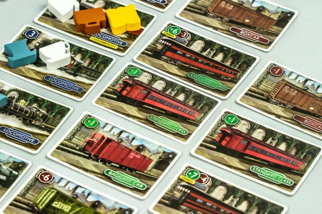 Station Master Board Game Train Yard Cards