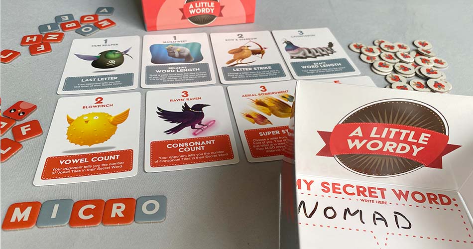 A Little Wordy Board Game Player view