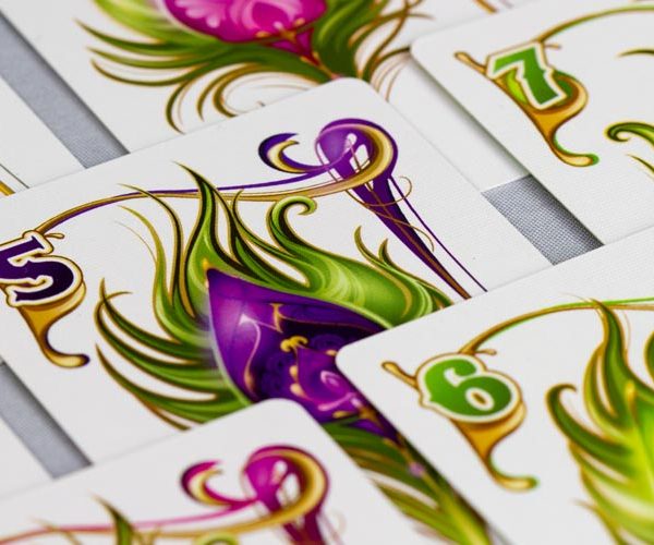 Enchanted Plumes Board Game Card Pyramid