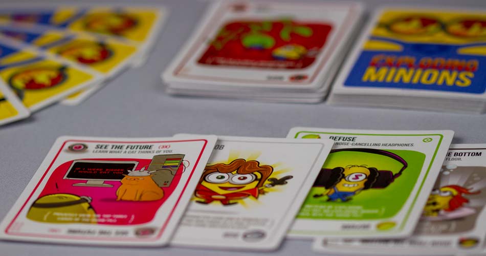 Exploding Minions Card Game Player Hand
