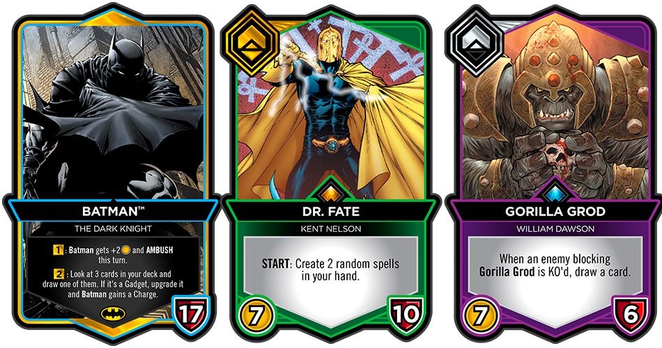 Digital CCG DC Dual Force Cards Batman