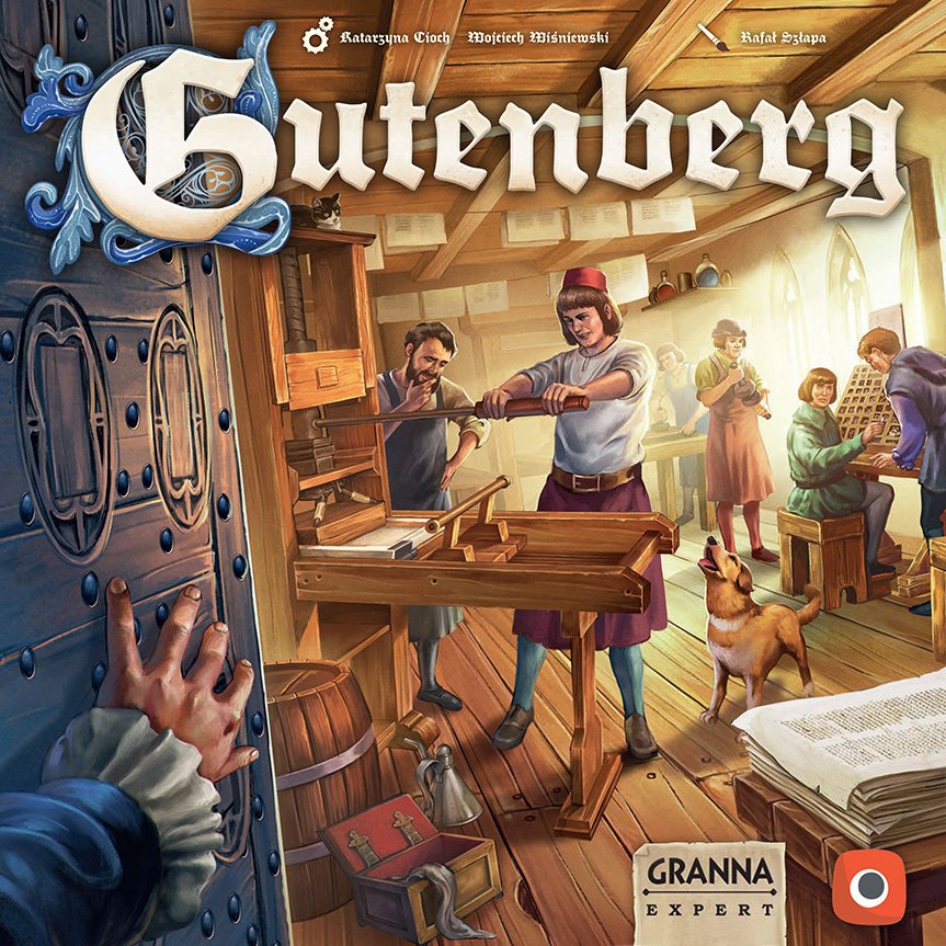 Gutenberg Board Game Cover Art
