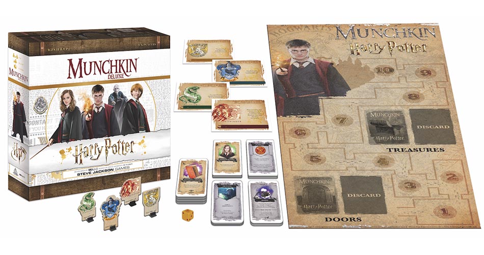 Munchkin Deluxe Harry Potter Game Components